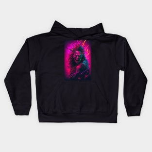 Neon Zombie Demon Kids Hoodie